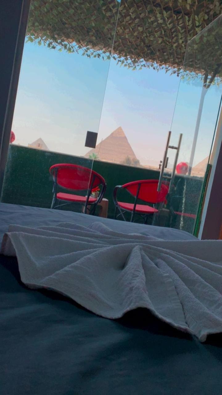 Magic Golden Pyramids View 호텔 Kafret el-Gabal 외부 사진